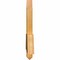 Ekena Millwork Eugene Rough Sawn Timber Gable Bracket, Western Red Cedar, 36"W x 18"H x 2"D x 6"F, 12/12 Pitch GBW036X18X0206EUG00RWR - alternate 3